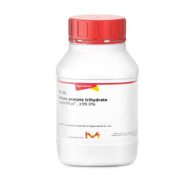 Sigma-Aldrich S8625 Sodium acetate trihydrate ReagentPlus®, ≥99.0% 500 gr