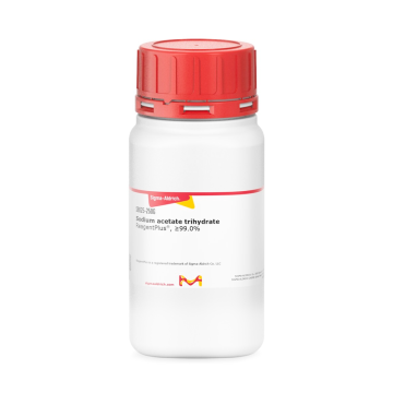 Sigma-Aldrich S8625 Sodium acetate trihydrate ReagentPlus®, ≥99.0% 500 gr