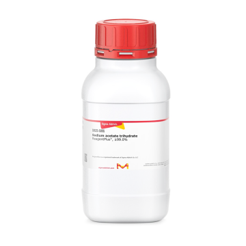 Sigma-Aldrich S8625 Sodium acetate trihydrate ReagentPlus®, ≥99.0% 500 gr