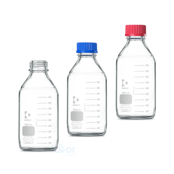 Duran® Original Cam Şişe GL 45 3500 mL Tüm bileşenler 121 °C'de tamamen otoklavlanabilir