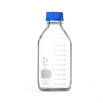 Duran® Orıgınal Cam Şişe GL 45 1000 mL Tüm bileşenler 121 °C'de tamamen otoklavlanabilir