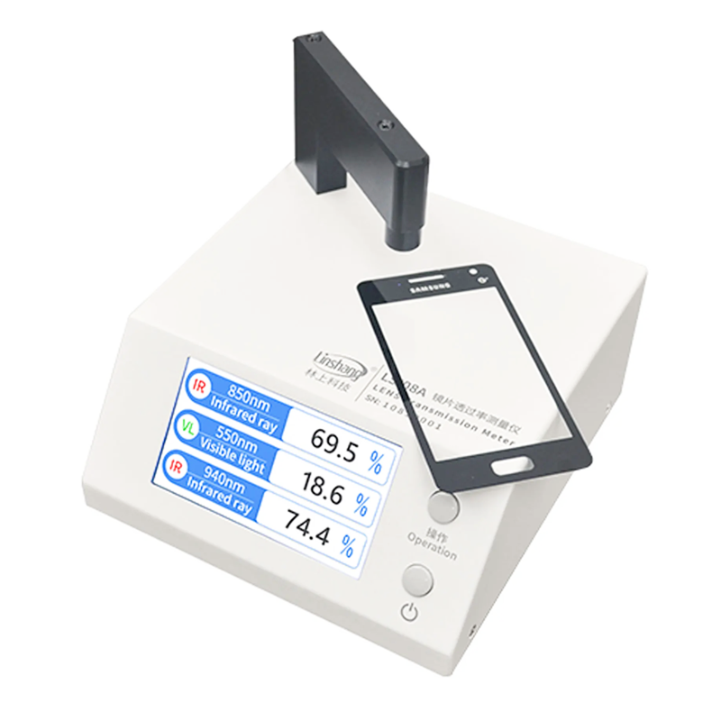 Linshang Technology LS108A Mercek Geçirgenlik Ölçer IR 850 nm/940 nm, VLT 550 nm