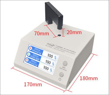Linshang Technology LS108A Mercek Geçirgenlik Ölçer IR 850 nm/940 nm, VLT 550 nm