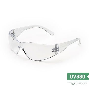 Univet 568 Clear 1 Laboratuvar Gözlüğü - Temel / Standart Koruma Uygulamaları - UV380