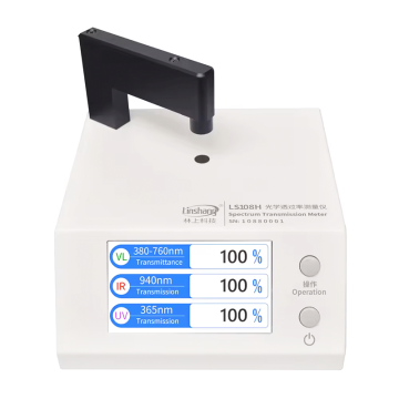Linshang Technology LS108H Işık Geçirgenlik Ölçer UV 365 nm, IR 940 nm, VL 380-760 nm