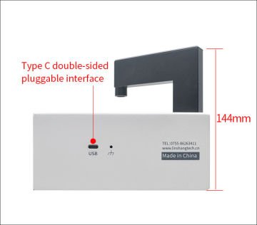 Linshang Technology LS108H Işık Geçirgenlik Ölçer UV 365 nm, IR 940 nm, VL 380-760 nm