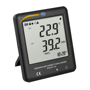 PCE HT 112 Sıcaklık ve Nem Kayıt Cihazı Data Logger 30… 65°C (dahili) -40... 125°C (harici) / 0... 100% n.o (dahili ve harici)