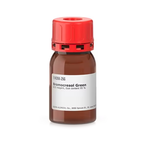 Sigma-Aldrich 114359 Bromocresol green ACS reagent, Dye content 95 % CAS No.: 76-60-825 gr
