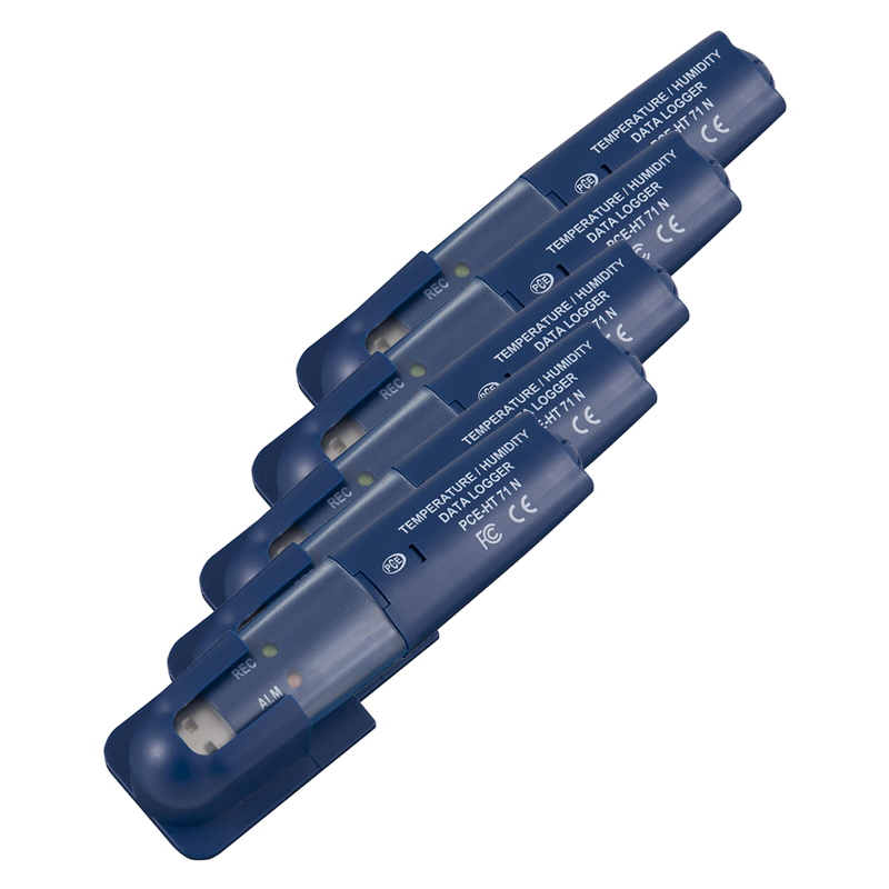 PCE HT71N-5 Sıcaklık ve Nem Kayıt SET USB Data Logger -40... 70 °C / 0... 100% n.o