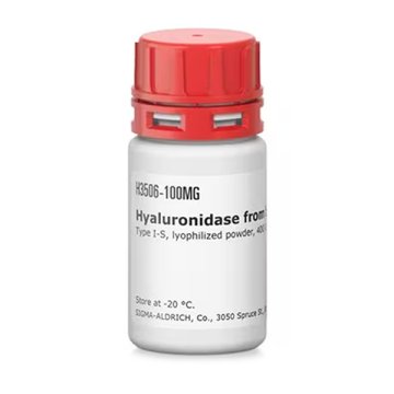 Sigma-Aldrich H3506 Hyaluronidase from bovine testes Type I-S, lyophilized powder, 400-1000 units/mg solid 5 gr