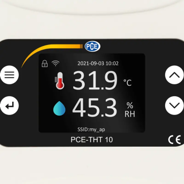 PCE THT 10 Sıcaklık ve Nem Kayıt Cihazı Data Logger  -20… 60 °C / 0... 99% n.o