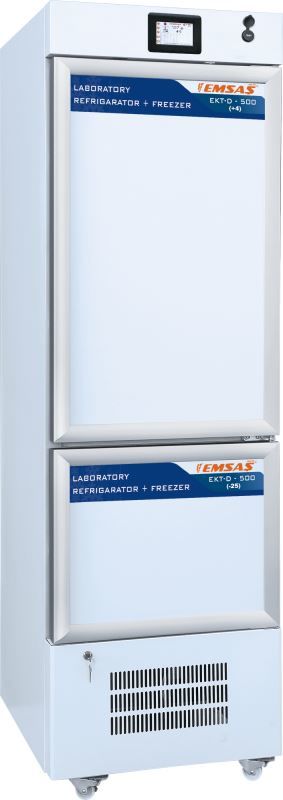 EMSAŞ EKT-D 500 Aşı İlaç Saklama Soğutucusu Derin Donduruculu 0... 15 °C / -10... -30 °C / 550 L