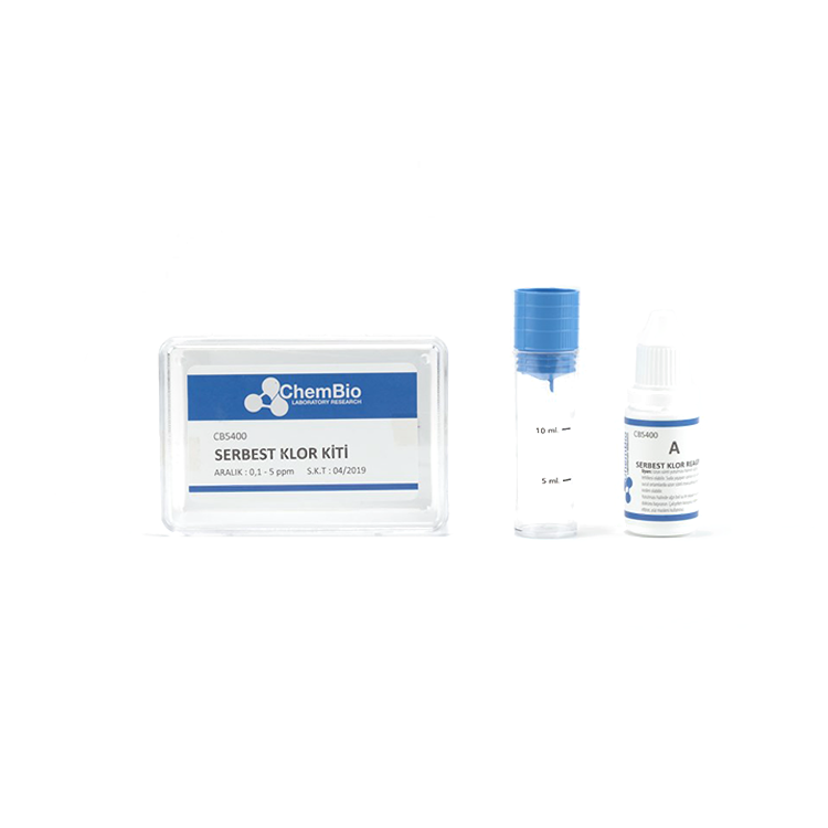 Chembio CB5070 Brom Test Kiti | 100 Test (0,1 - 0,5 - 1 - 2,5 - 5 ppm)