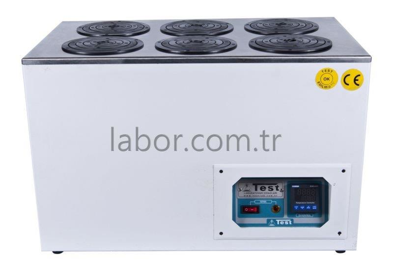Test T695K2D 6 Gözlü Çift Sıralı Su Banyosu