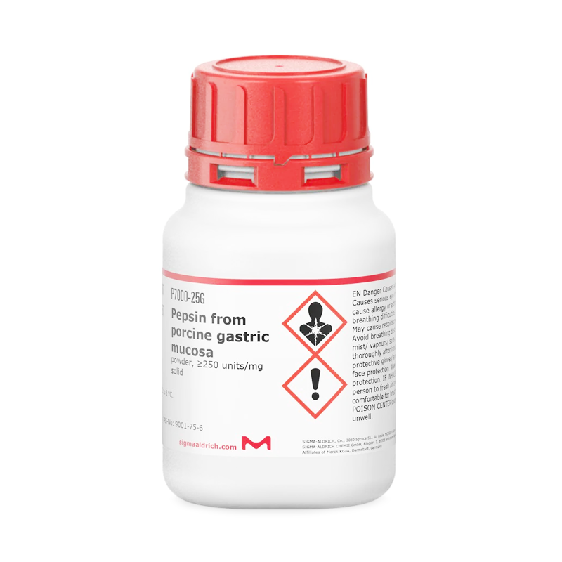 Sigma-Aldrich P7000 Pepsin from porcine gastric mucosa powder, ≥250 units/mg solid CAS No.: 9001-75-6 100 gr