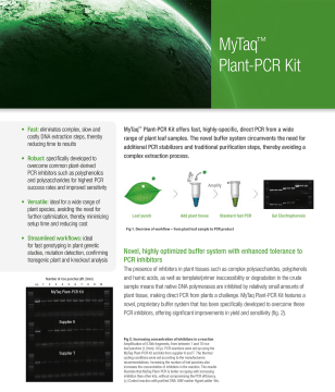 Bioline BIO-25055 MyTaq Plant-PCR Kit 250 Reactions