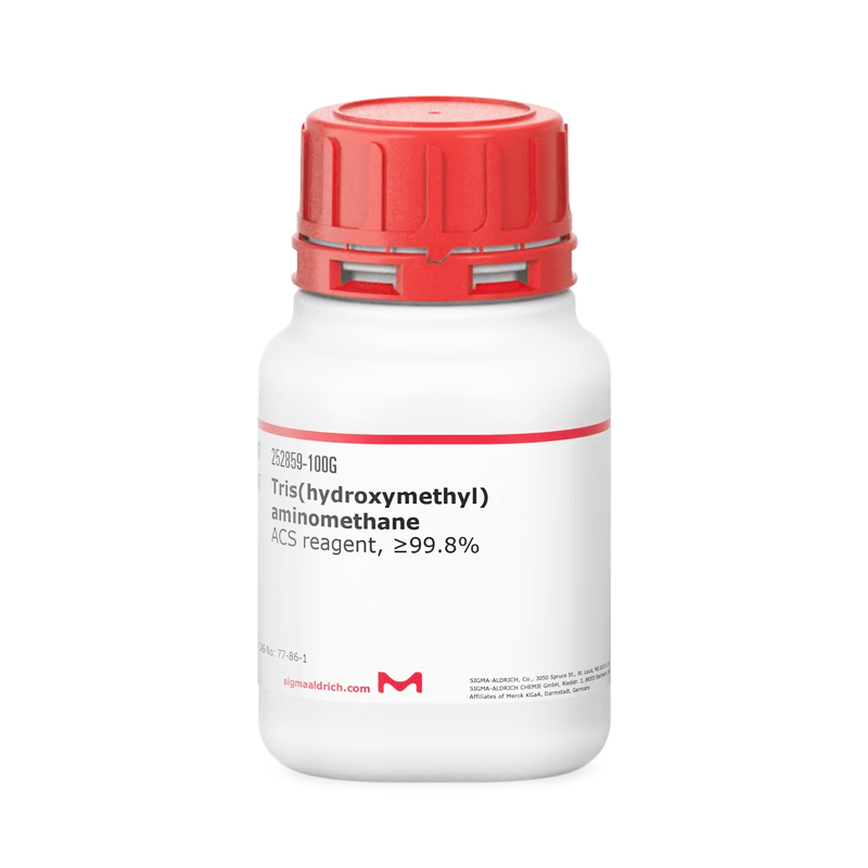 Sigma-Aldrich 252859 Tris(hydroxymethyl)aminomethane ACS reagent, ≥99.8% CAS No.: 77-86-1 100 gr