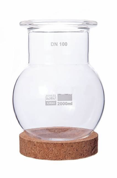 Borucam Dibi Yuvarlak Reaksiyon Balonu 10000 ml, Dn 100