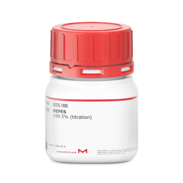 Sigma-Aldrich H3375 HEPES ≥99.5% (titration) CAS No.: 7365-45-9 500 gr