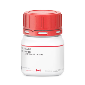Sigma-Aldrich H3375 HEPES ≥99.5% (titration) CAS No.: 7365-45-9 500 gr