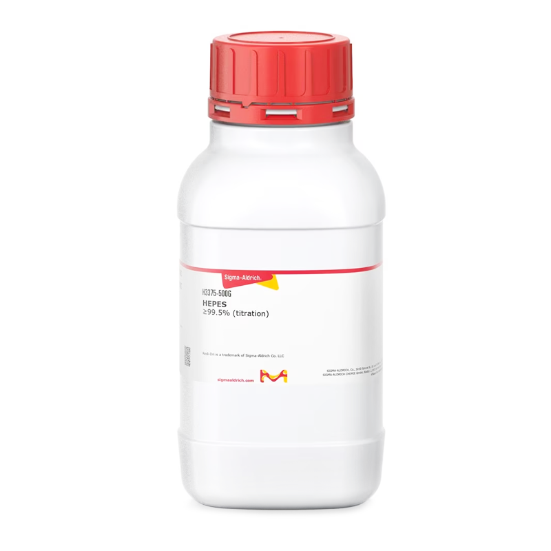 Sigma-Aldrich H3375 HEPES ≥99.5% (titration) CAS No.: 7365-45-9 500 gr