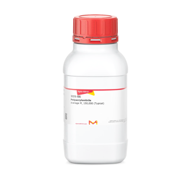 Sigma-Aldrich 181315 Polyacrylonitrile average Mw 150,000 (Typical) CAS No.: 25014-41-9 100 gr