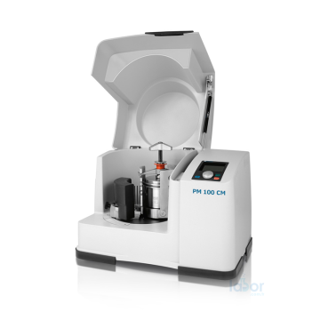 Retsch PM 100 cm Bilyalı Öğütücü  Besleme Malzemesi: Yumuşak, Sert, Kırılgan, Lifli Malzeme Giriş Büyüklüğü: < 10 mm Çıkış Büyüklüğü: < 1 Um, Koloidal Öğütme İçin < 0.1 Um Öğütücü İstasyon Sayısı: 1 Hız Oranı: 1 : -1