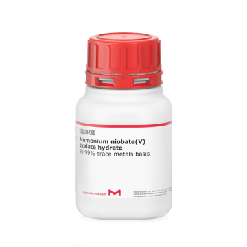 Sigma-Aldrich 525839 Ammonium niobate(V) oxalate hydrate 99.99% trace metals basis 250 gr