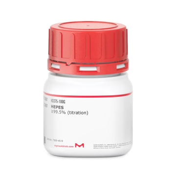 Sigma-Aldrich H3375 HEPES ≥99.5% (titration) CAS No.: 7365-45-9 25 kg