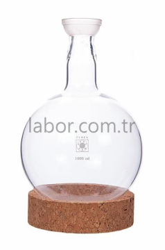 Borucam  Dibi Yuvarlak Küresel Şilifli Balon 1000 ml Ks 35/20