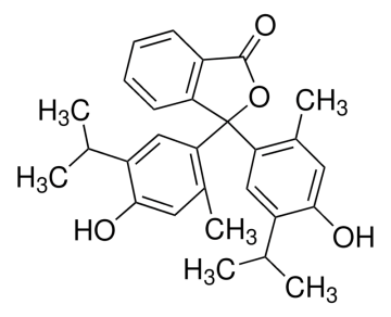 Merck 89360 Thymolphthalein ACS reagent, indicator (pH 8.8-10.5) 10 gr