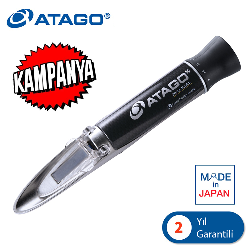 ATAGO 2383 Master-20M Refraktometre  0.0... 20.0 %Brix Süt Refraktometresi