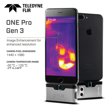 FLIR ONE® Gen 3 Termal kamera Android® (USB-C) Akıllı Telefonlar için Profesyonel Termal Kamera
