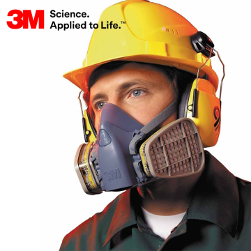 3M™ 7502 Yeniden Kullanılabilir Yarım Yüz Solunum Maskesi - (Orta Boy - M)