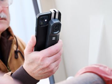 FLIR ONE® Edge Termal kamera iOS ve Android Akıllı Telefonlar için Profesyonel Termal Kamera -20...  120° / 80 x 60 piksel