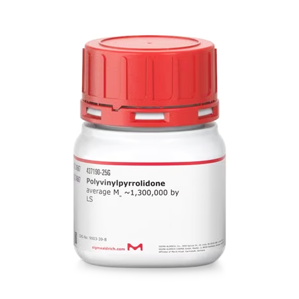 Sigma-Aldrich 437190 Polyvinylpyrrolidone average Mw ~1,300,000 by LS 25 gr