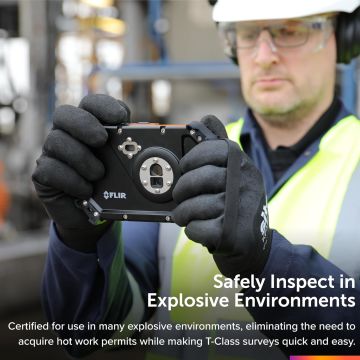 FLIR Cx5 Termal Kamera Darbe ve Patlamalara Dayanıklı Termal Kamera -20...  400 °C / 160 × 120 piksel