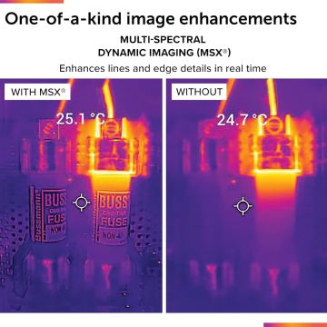 FLIR Cx5 Termal Kamera Darbe ve Patlamalara Dayanıklı Termal Kamera -20...  400 °C / 160 × 120 piksel
