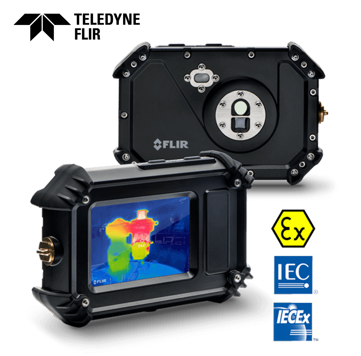 FLIR Cx5 Termal Kamera Darbe ve Patlamalara Dayanıklı Termal Kamera -20...  400 °C / 160 × 120 piksel