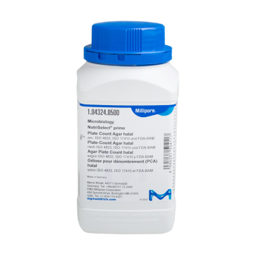 Sigma-Aldrich 104324 NutriSelect® prime Plate Count Agar halal acc. ISO 4833, ISO 17410 and FDA-BAM 500 gr