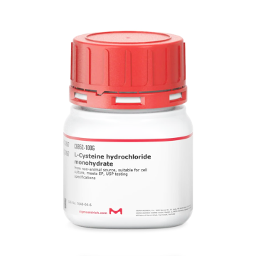 Sigma-Aldrich C6852 L-Cysteine hydrochloride monohydrate from non-animal source, suitable for cell culture, meets EP, USP testing specifications 1 kg