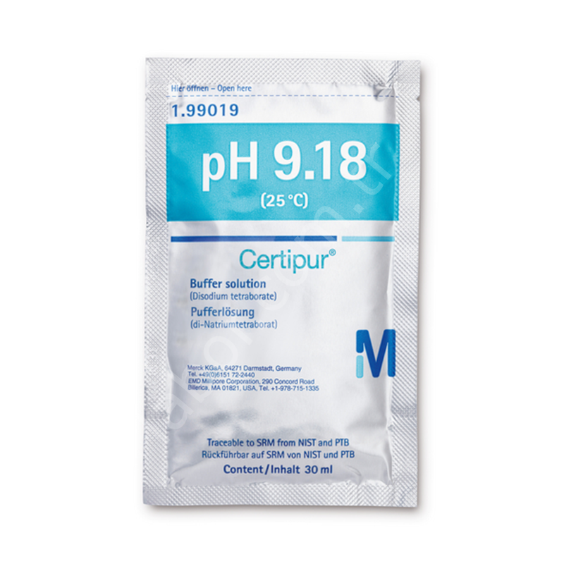 Merck 199019 (Di-Sodium Tetraborate)Tracable To Srm From Nıst And Ptb pH 9.18 (25°C) Certipur®   30 X 30 ml