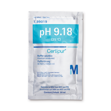 Merck 199019 (Di-Sodium Tetraborate)Tracable To Srm From Nıst And Ptb pH 9.18 (25°C) Certipur®   30 X 30 ml