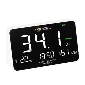 PCE TSM 3 Ses Seviyesi Ölçer / Gürültü Ölçer / Desibelmetre  30... 130 dB / 0,1 dB / ± 1,5 dB