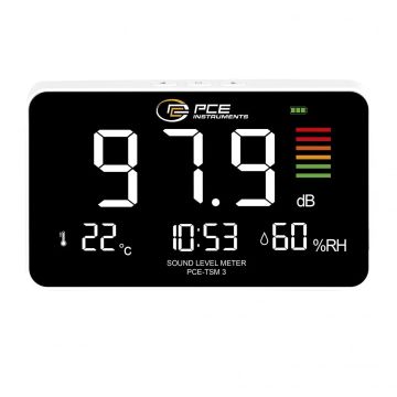 PCE TSM 3 Ses Seviyesi Ölçer / Gürültü Ölçer / Desibelmetre  30... 130 dB / 0,1 dB / ± 1,5 dB