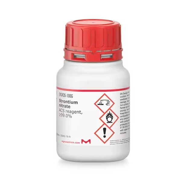 Sigma-Aldrich 243426 Strontium nitrate ACS reagent, ≥99.0% 100 gr