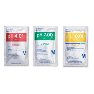 Merck 199006 Traceable To Srm From Nıst And Ptb 10 X pH 4.01 (pHthalate) 10 X pH 7.00 (pHospHate) 10 X pH 10.00 (Borate) pH 4.01/pH 7.00/pH 10.00(25°C) Certipur®  30 X 30 ml
