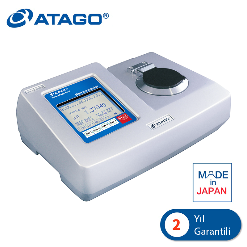 ATAGO 3266 RX-5000α-Plus Otomatik Dijital Refraktometre Kırılma indisi (nD) : 1.32700 - 1.58000 / Brix : %0.000 - 100.000