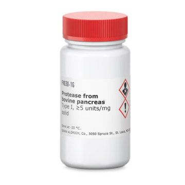 Sigma-Aldrich P4630 Protease from bovine pancreas Type I, ≥5 units/mg solid 5 gr