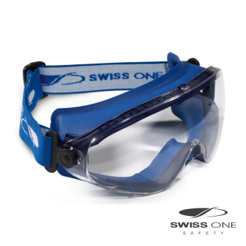 Swissone Safety Cosmos Koruyucu Gözlük - Hafif, Çizilmeye Dayanıklı, Polikarbon Lens - (Şeffaf)